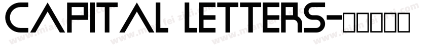 capital letters字体转换